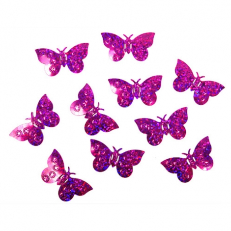 Konfeti rožiniai drugeliai