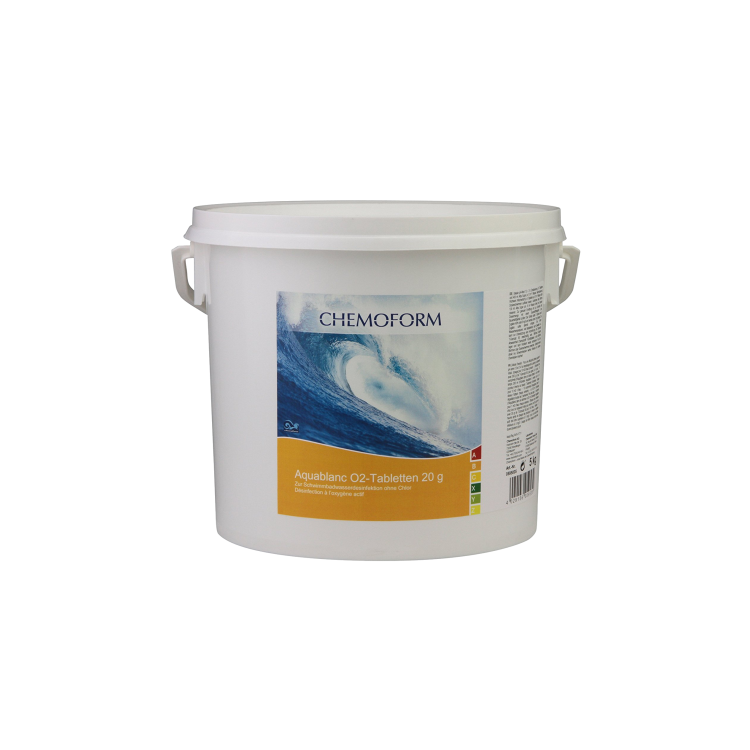 Aktyvaus deguonies tabletės 5 kg, 20 gr