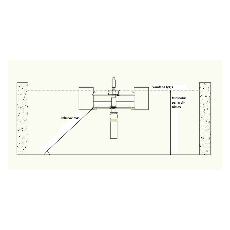 Plaukiojantis fontanas EB4, H 5-8 m