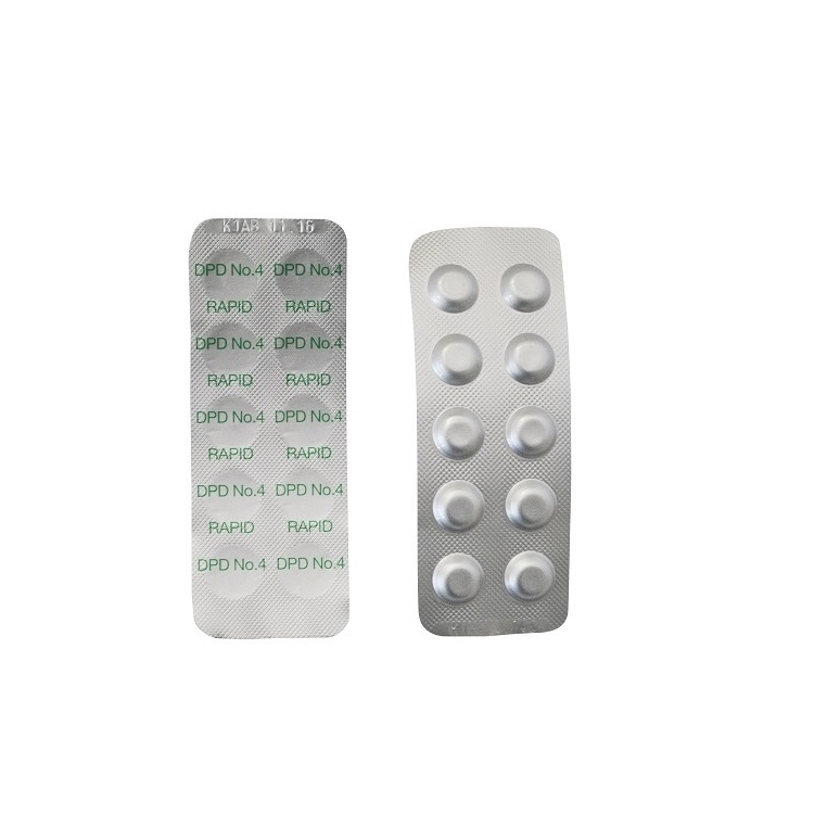 Testavimo tabletės deguoniui DPD4, 500 vnt.