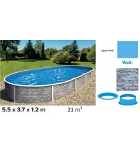 Baseinas "Stone Standart" 5,5 X 3,7 X 1,2m