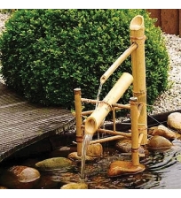 Bambukinis vandens fontanas