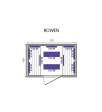 Infraraudonųjų spindulių sauna "Rowen 4"