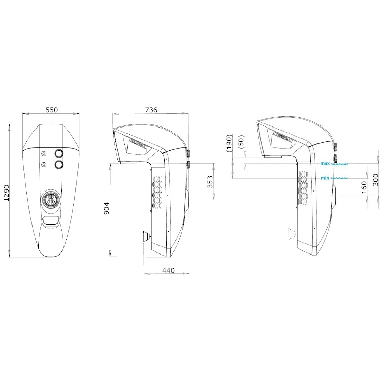 Baseino priešsrovė AQUA JET 100