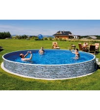 Baseinas "Stone Standart" apvalus 