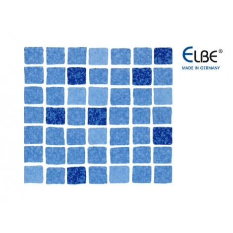 Baseino danga Elbe mosaic blue 1,65 m, likutis