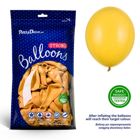 Geltoni balionai 27 cm, 50...