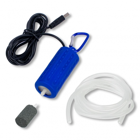 Aeratorius 5V USB, mėlynas