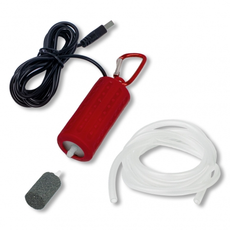 Aeratorius 5V USB, raudonas