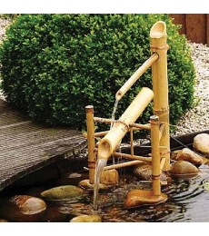 bambukiniai vandens fontanai
